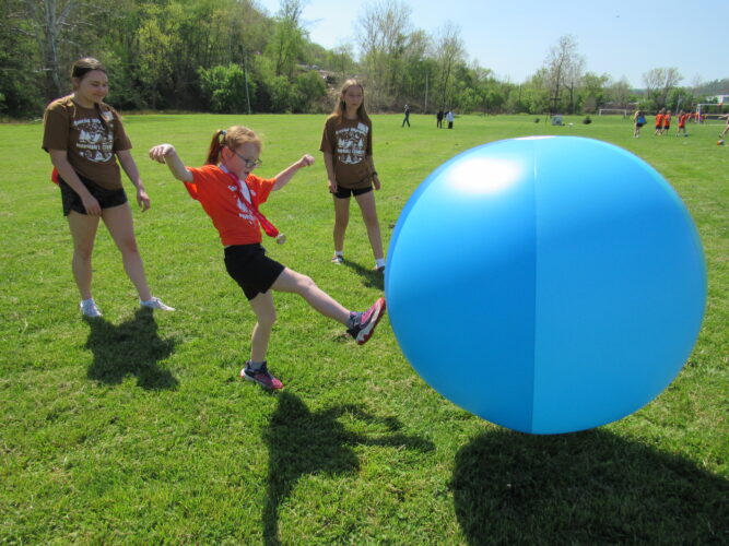 Marshall County Special Olympics Athletes Enjoy  Events at John Marshall High School